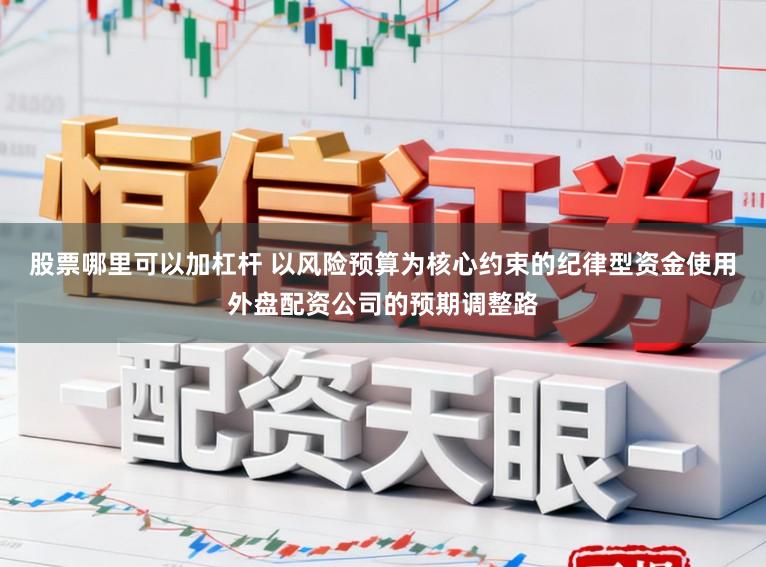 股票哪里可以加杠杆 以风险预算为核心约束的纪律型资金使用外盘配资公司的预期调整路