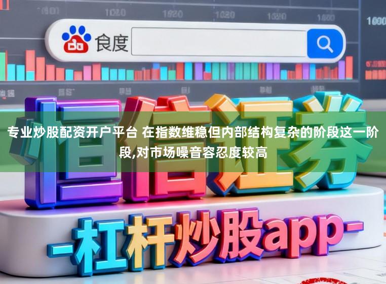 专业炒股配资开户平台 在指数维稳但内部结构复杂的阶段这一阶段,对市场噪音容忍度较高