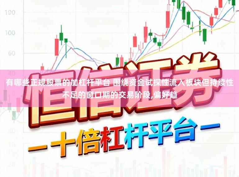 有哪些正规股票的加杠杆平台 围绕资金试探性流入板块但持续性不足的窗口期的交易阶段,偏好趋